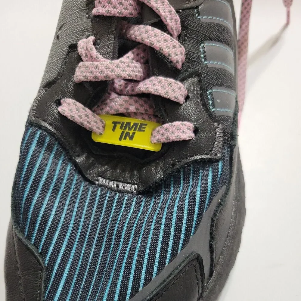 Adidas Ninja Nite Sneakers Girls 5 1/2 Shoes Blue Pink Hightop Gender Reveal 5.5